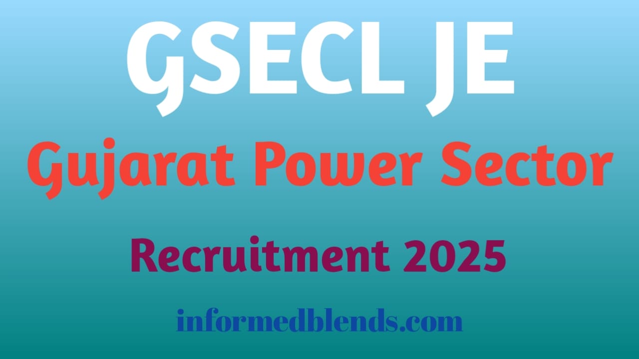 GSECL JE 2025
