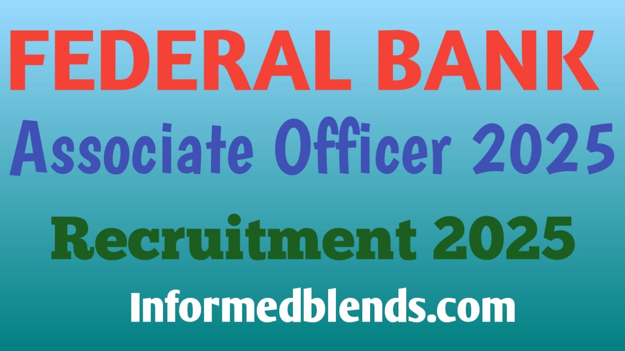 Federal Bank Associate Officer Recruitment 2025