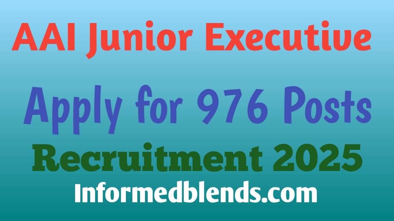 AAI Junior Executive Recruitment 2025