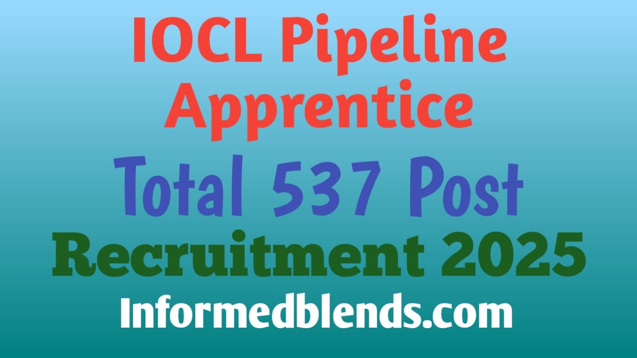 IOCL Pipeline recruitment 2025