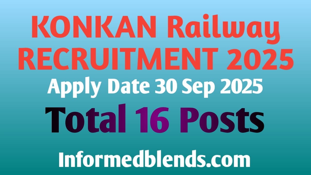 Konkan Railway Recruitment 2025