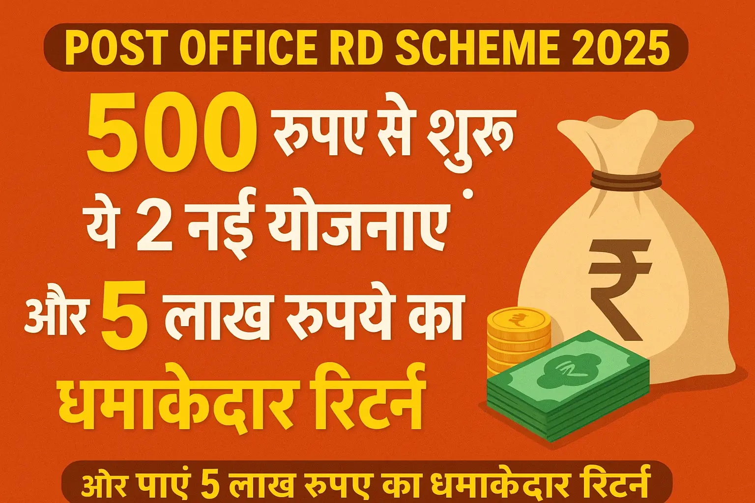 Post office RD Scheme 2025